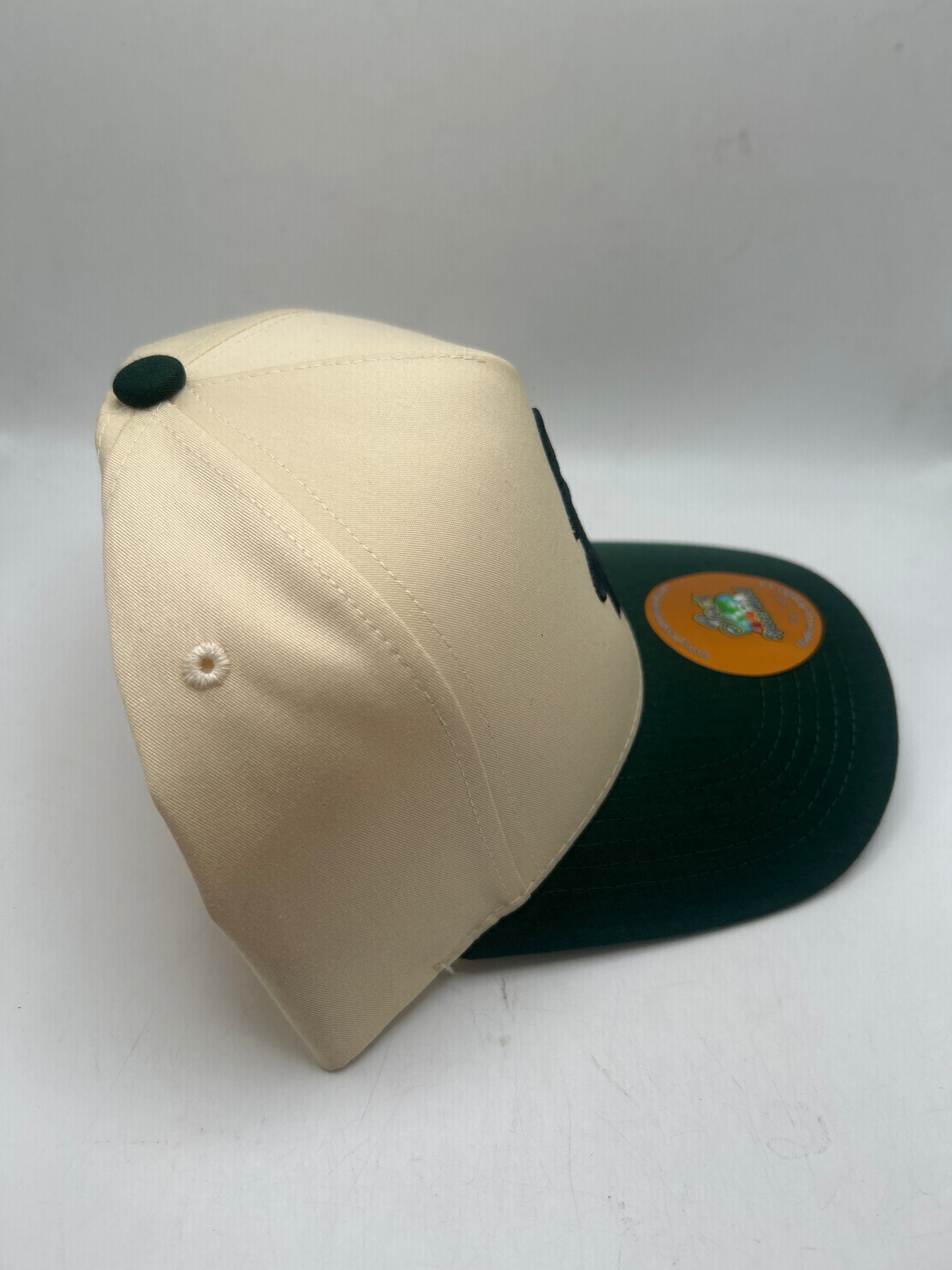 Los Angeles JSW Private Label Khaki/Green A-Frame Snapback