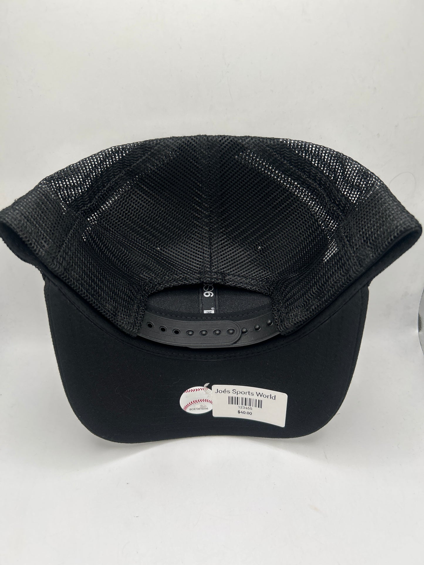 Los Angeles Dodgers MLB New Era Genuine Merchandise 9Seventy Black Adjustable Trucker Hat