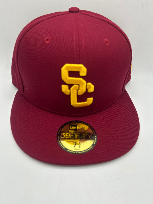 USC Trojans New Era 59Fifty Cardinal SC Fitted Hat