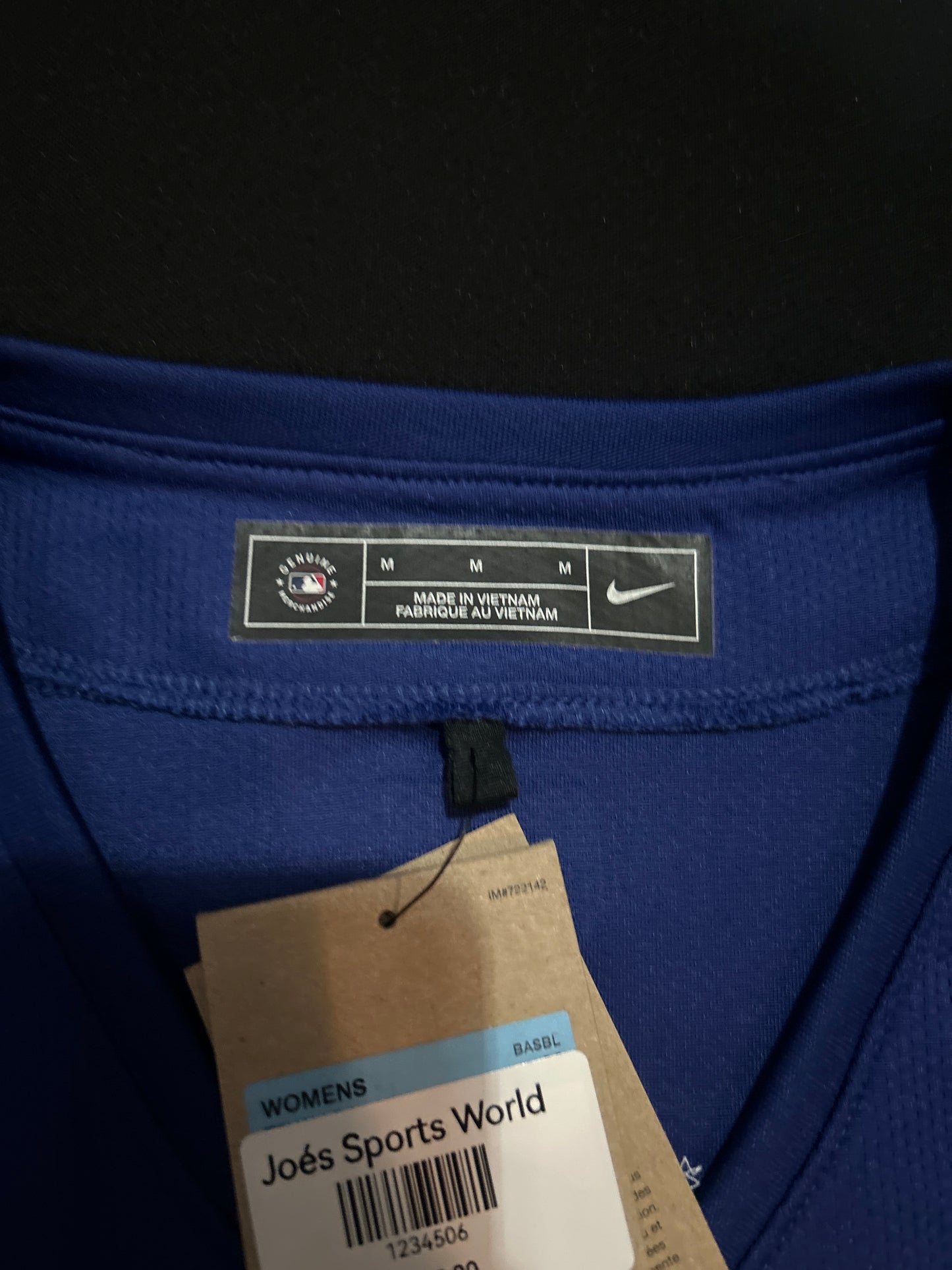 Los Angeles Dodgers MLB Nike Genuine Merchandise #8 HERNANDEZ Women Jersey