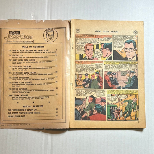 Jimmy Olsen By Dc Comics "Featuring Jimmy Olsen's Greatest Adventures with his Pal, SUPERMAN!" No. 2 Comic Book