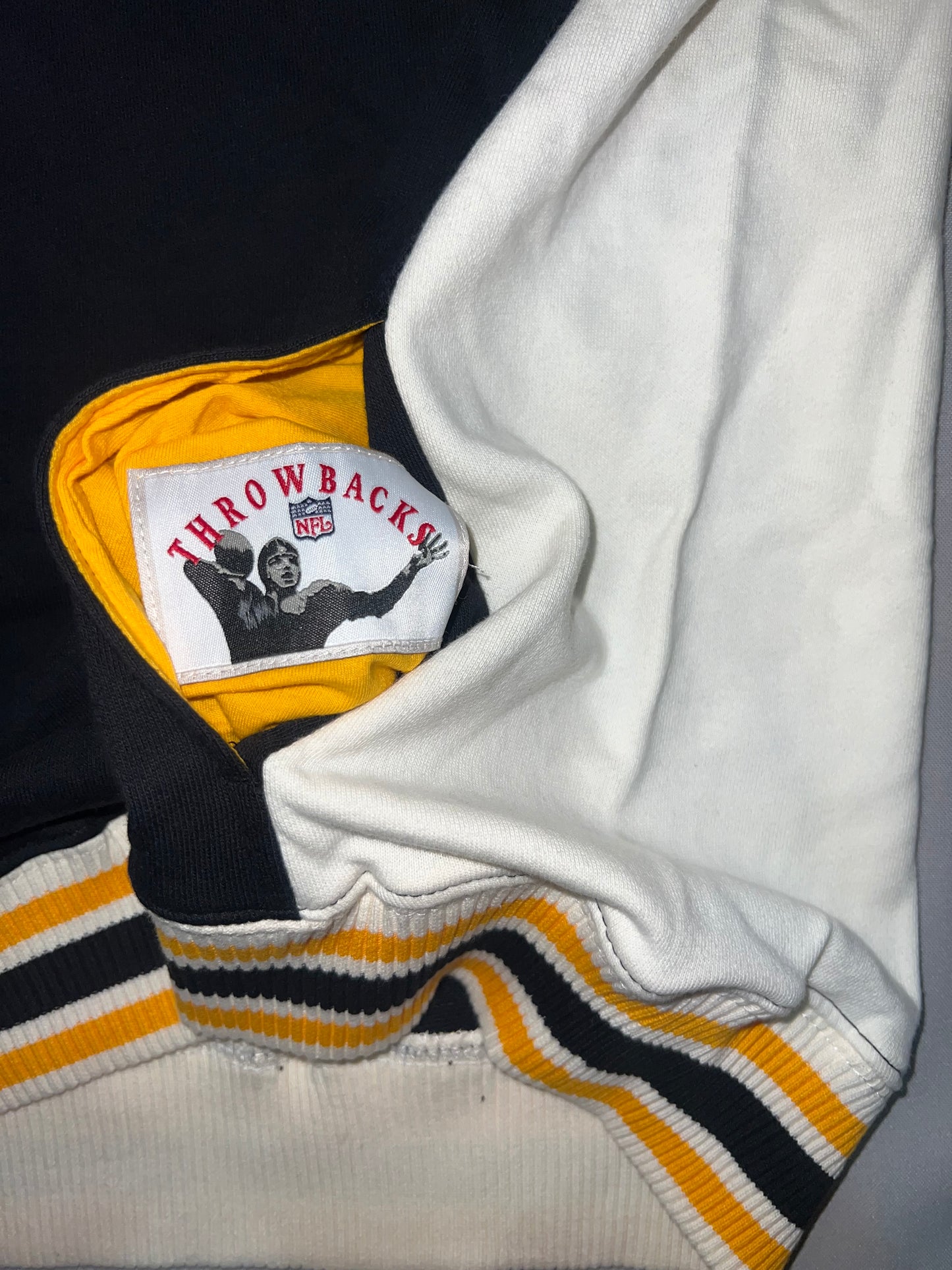 Pittsburgh Steelers NFL Mitchell & Ness Throwback Team Legacy French Terry Hoodie