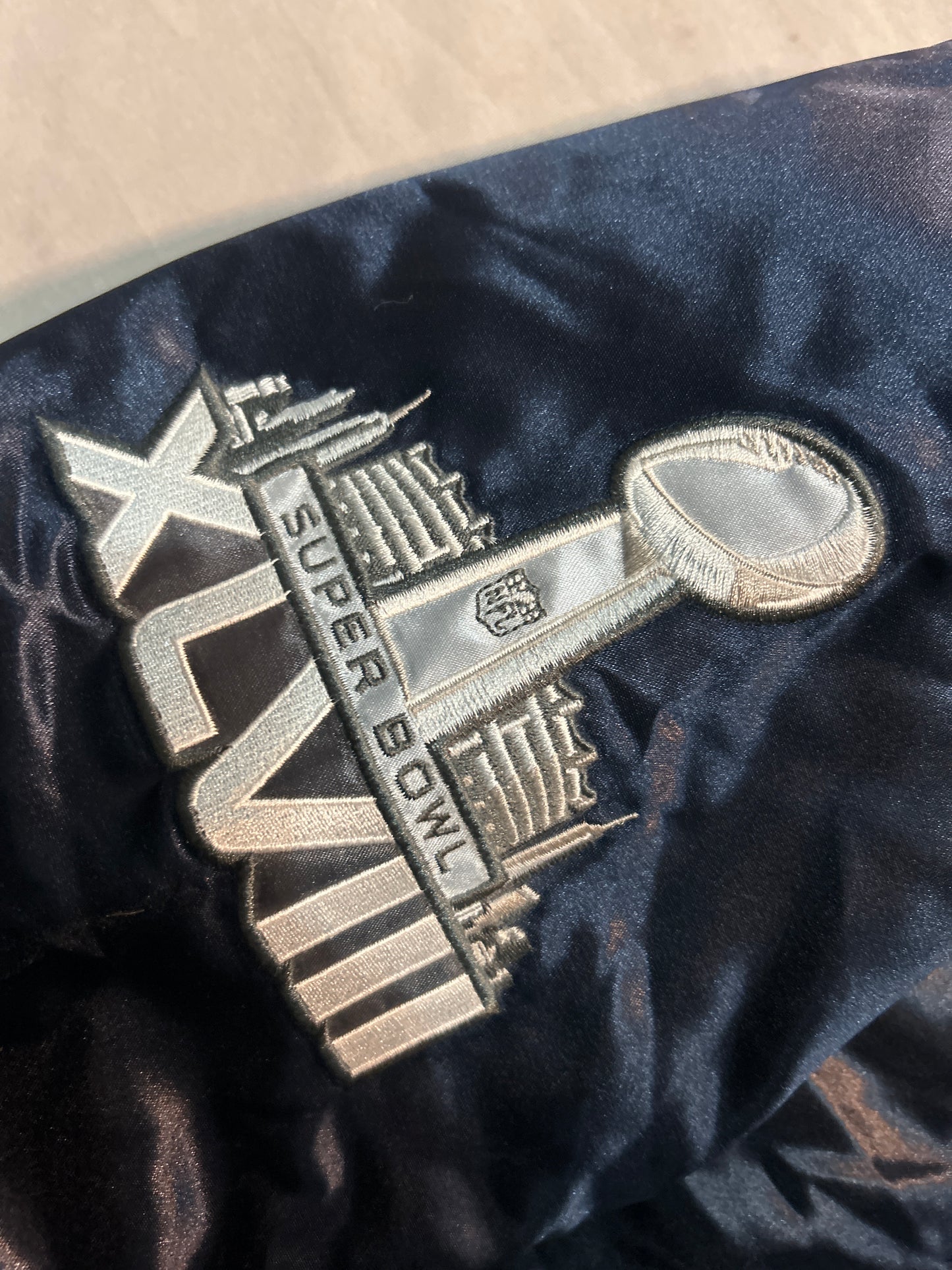 Seattle Seahawks NFL 2013 Super Bowl 48 Champions Blue Men Varsity Jacket