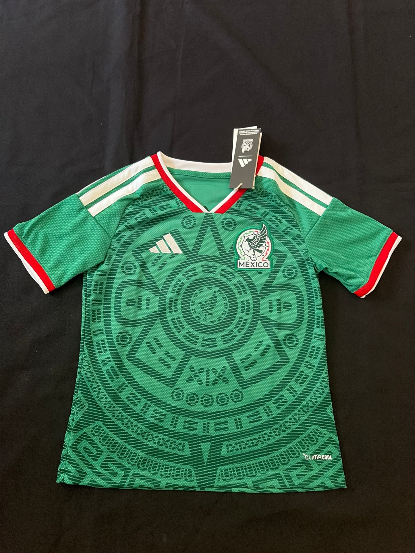 Mexico Adidas Soccer World Cup 2026 Replica Authentic Youth Jersey