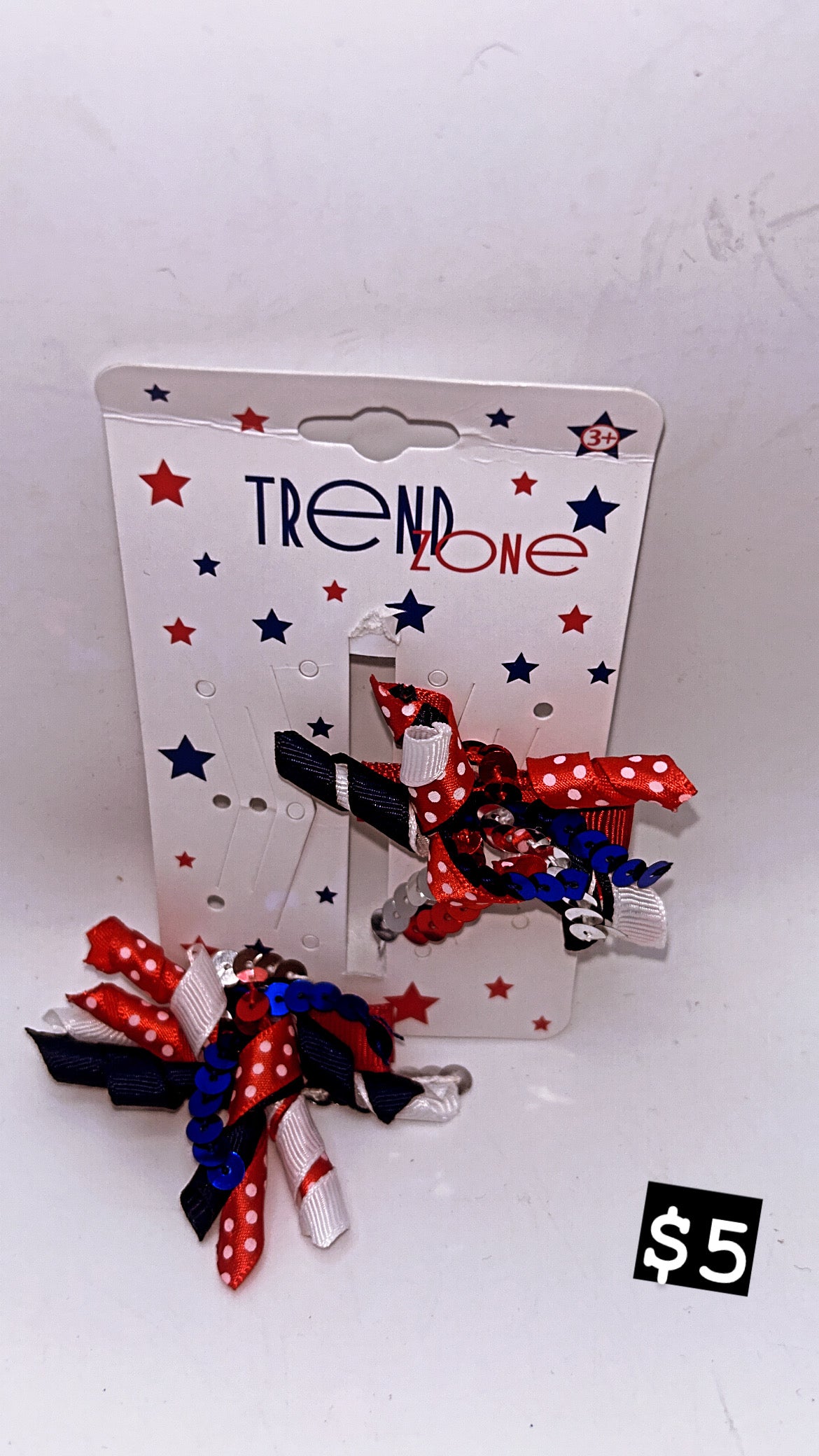 TrendZone USA 2Pair Bows pins