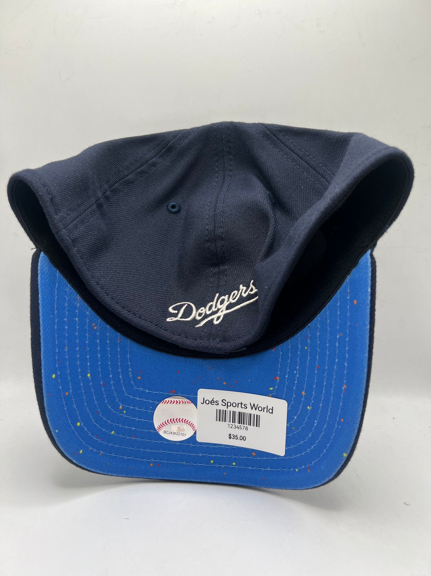 Los Angeles Dodgers MLB New Era 39Thirty City Connect Navy Stretch Fitted Hat