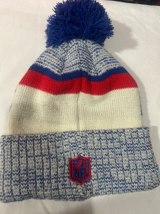 Buffalo Bills NFL New Era One Time Removable Pom Knit Beanie