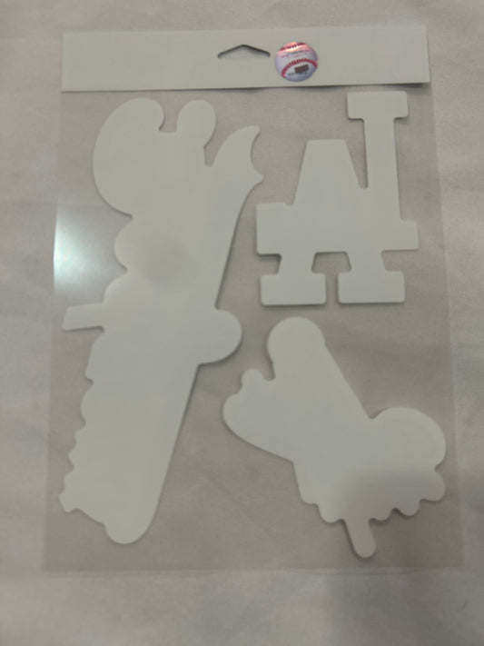 Los Angeles Dodgers MLB Multi -USO Decal Triple Spirit Stickers