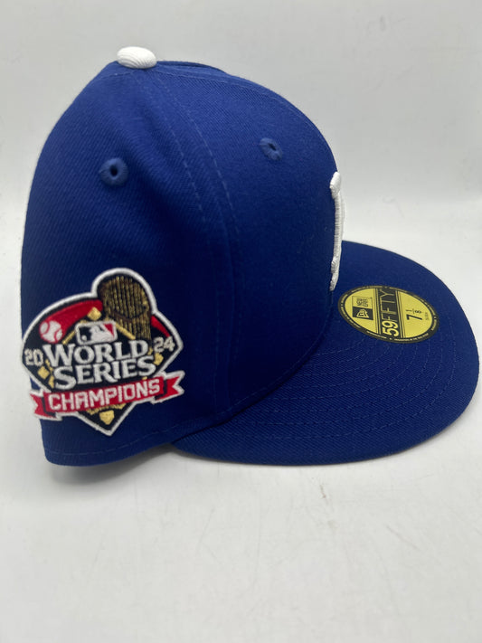 Los Angeles Dodgers MLB New Era 59Fifty World Series Champions 2024 Fitted Hat