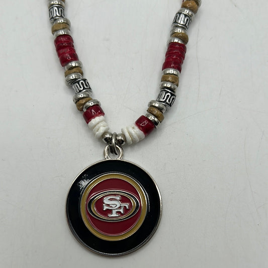 San Francisco 49Ers NFL Officially Licensed Shell 18in Necklace