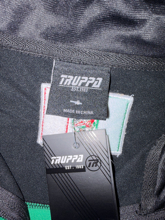 Mexico Truppa Dri-Fit Full Zip-Up Mens Track Jacket Black & Green