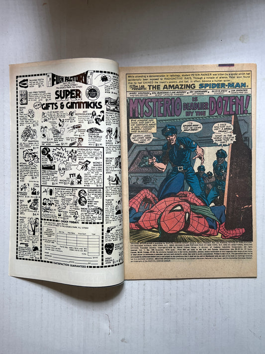The Amazing Spider-Man By Marvel Comics Group “Mysterio is Deadlier by the Dozen!” #198 1979 Comic Book