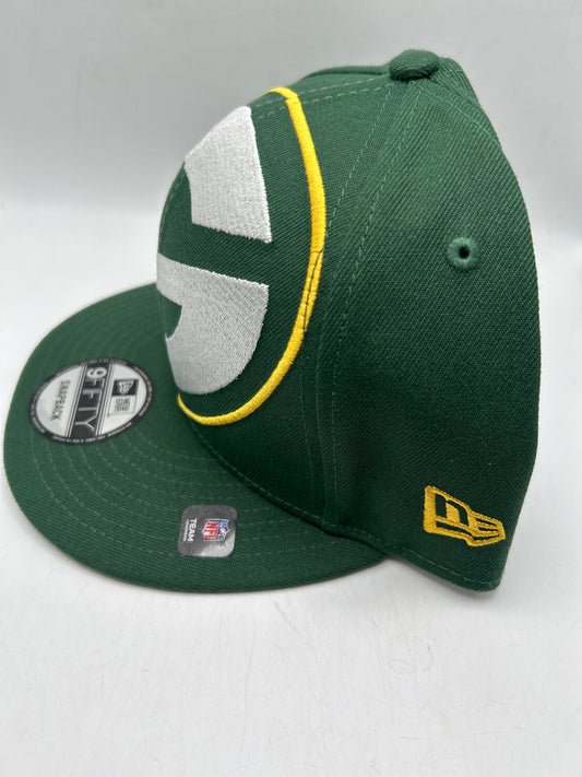 Green Bay Packers NFL New Era 59Fifty Oversized Logo Snapback