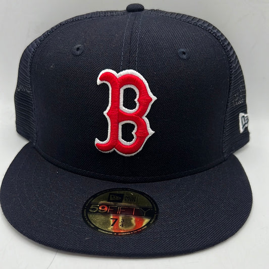 Boston Red Sox MLB New Era 59Fifty Classic Trucker Fitted Hat