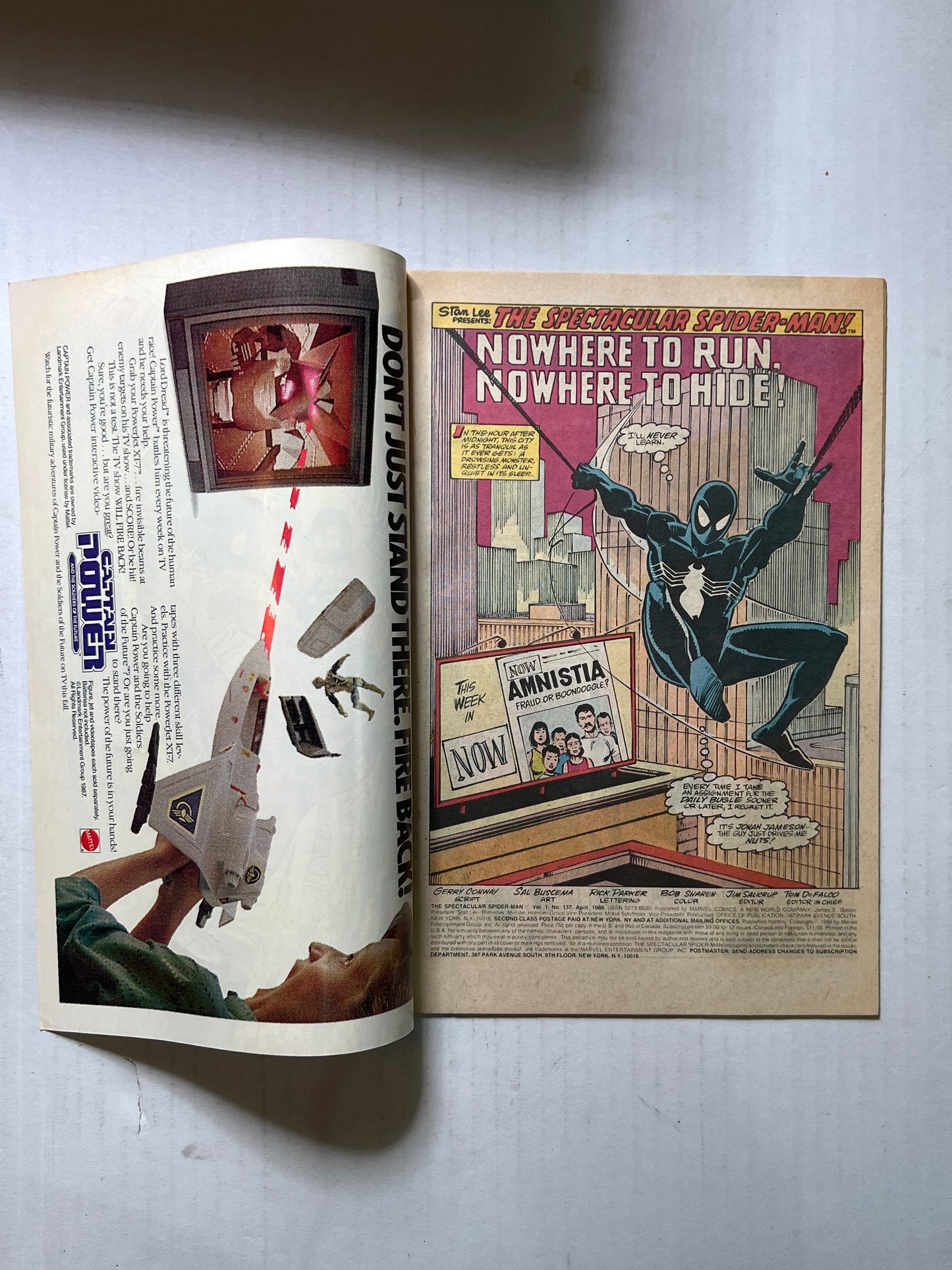 The Spectacular Spider-Man by Marvel Comics Group “The Return of the Tarantula!” #137 Apr 1988 Comic Book