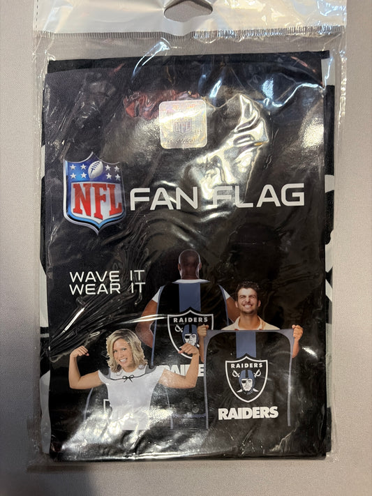 Las Vegas Raiders NFL Fan Flag