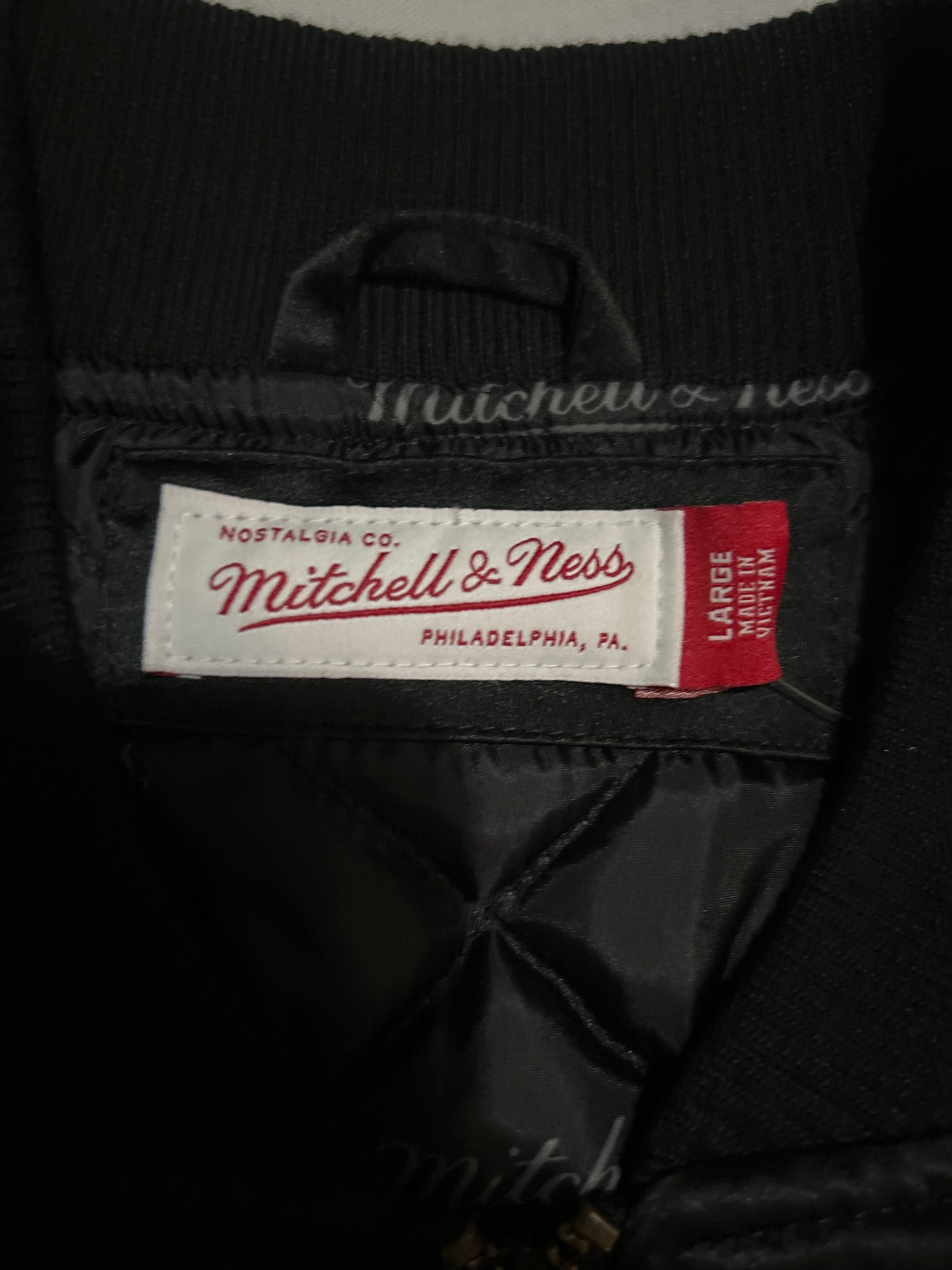 Los Angeles Dodgers MLB Mitchell & Ness Cooperstown Collection Satin Men Jacket Black