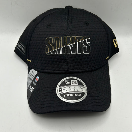 New Orleans Saints NFL Vertical Wicking New Era 9Forty Training Stretch-Snapback