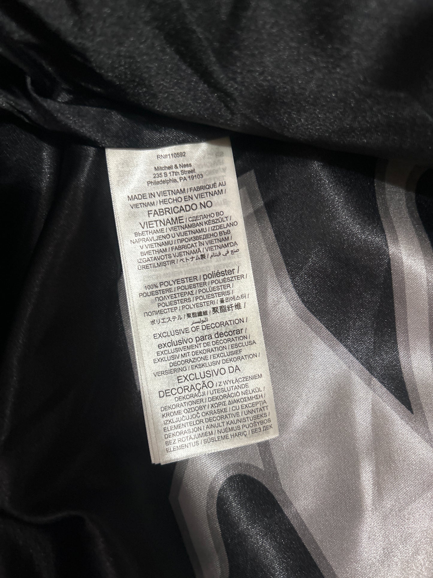 Detroit Lions NFL Mitchell & Ness Throwback Double Down Satin Jacket