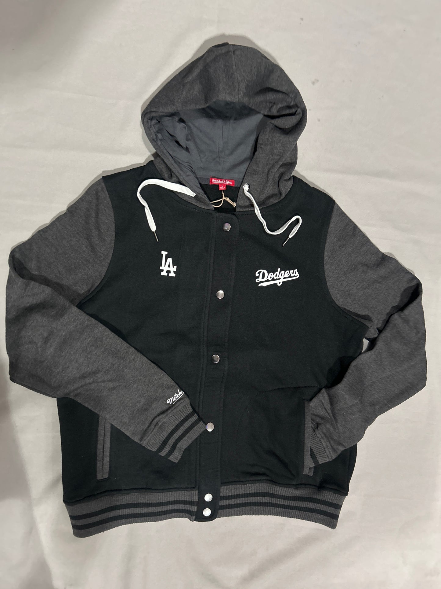 Los Angeles Dodgers MLB Mitchell & Ness Button Up Women Jacket