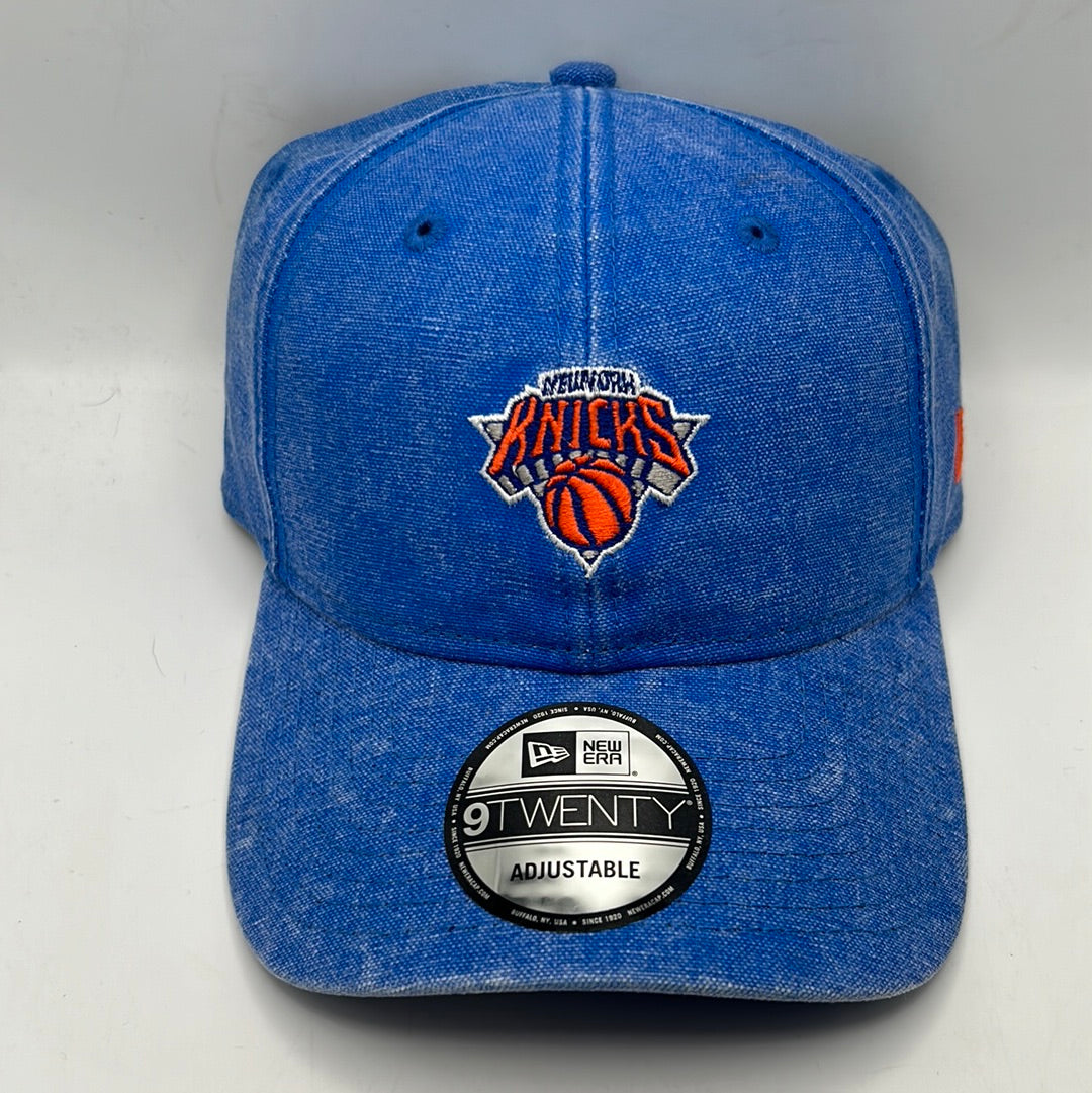 New York Knicks NBA New Era 9Twenty "ONCE A KNICK ALWAYS A KNICK" Washout Blue Adjustable Hat