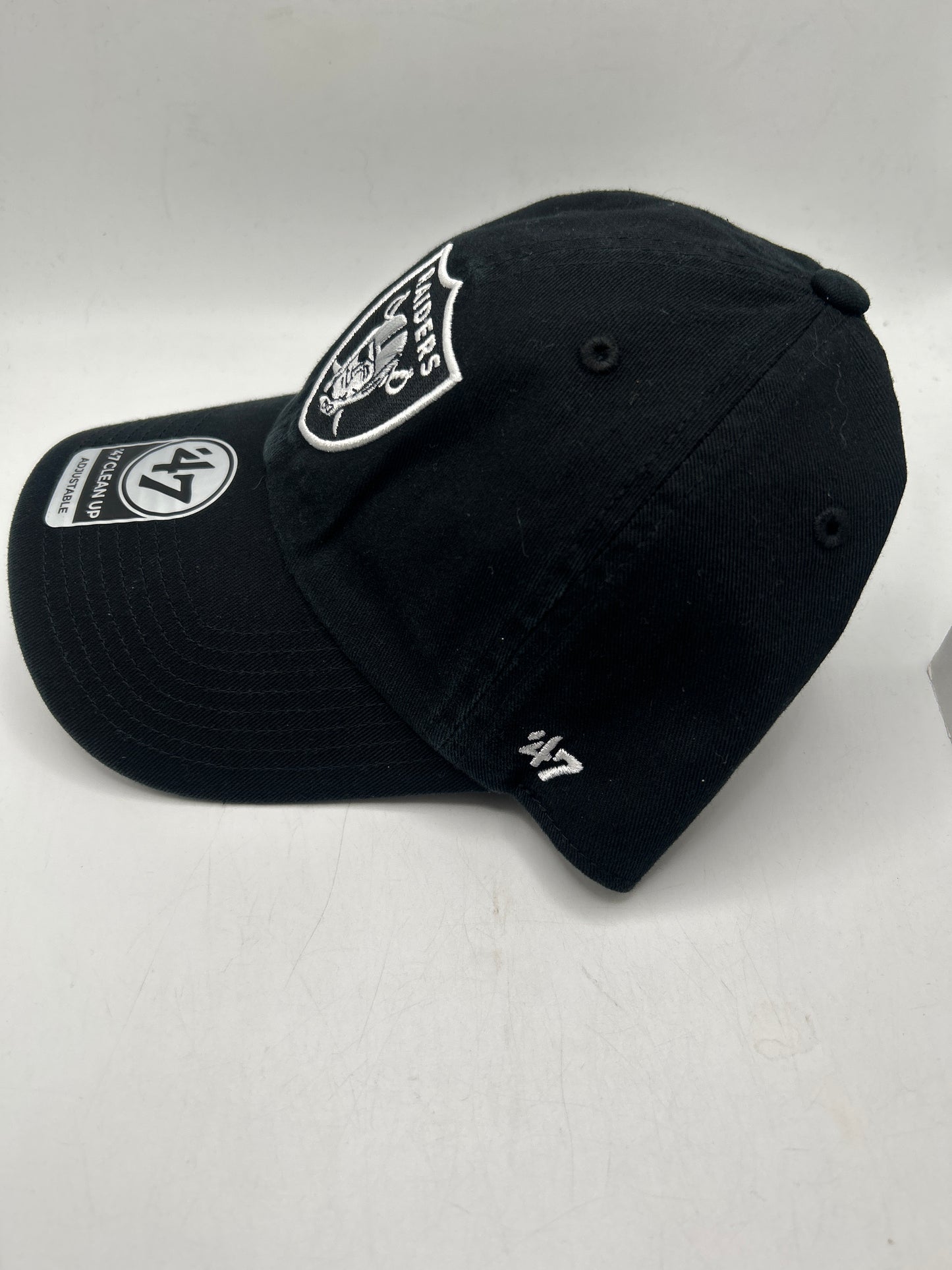 Las Vegas Raiders 47Clean Up Adjustable Hat