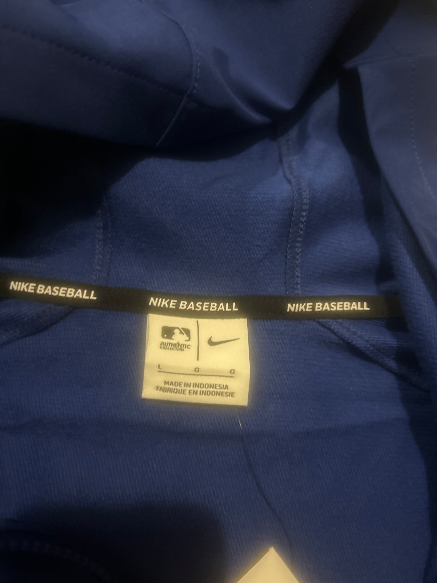 Los Angeles Dodgers MLB Nike Authentic Collection Raglan Therma-Fit Full-Zip Hoodie Men Jacket