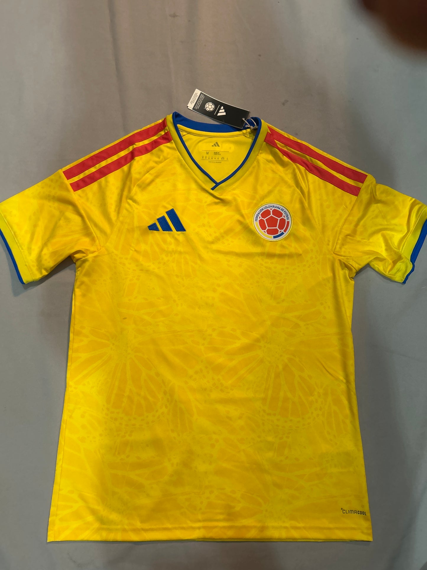 Colombia Adidas Soccer World Cup 2026 Home Replica Men Jersey