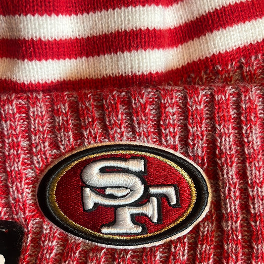 San Francisco 49ers NFL Pom Pom Beanies