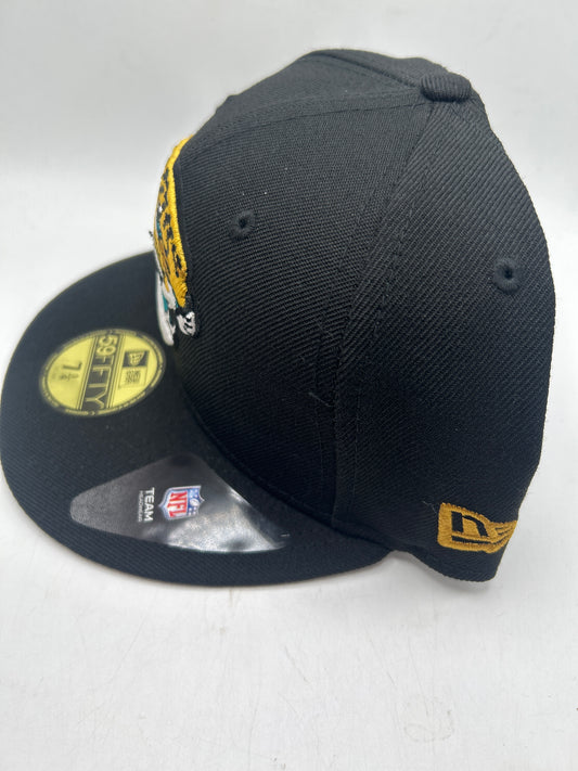 Jacksonville Jaguars NFL New Era 59fifty Classic Black/Gold Fitted Hat
