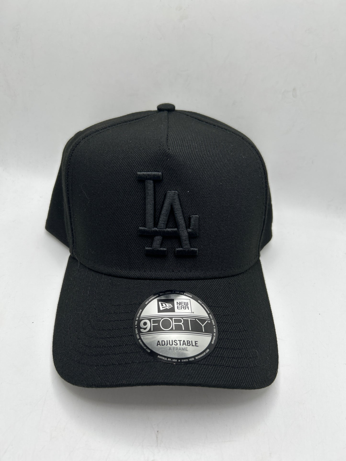 Los Angeles Dodgers MLB 9Forty A-Frame All Black Adjustable Hat