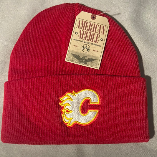 Calgary Flames NHL American Needle Knit Cuff Beanie