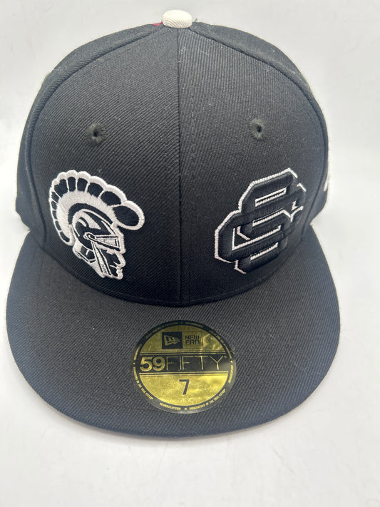 USC Trojans New Era 59Fifty Black Fitted Hat