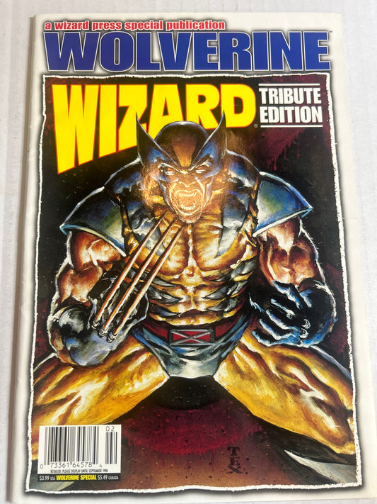 Wizard Tribute Edition Wolverine A Wizard Special Publication Comics Book with Authentic Poster