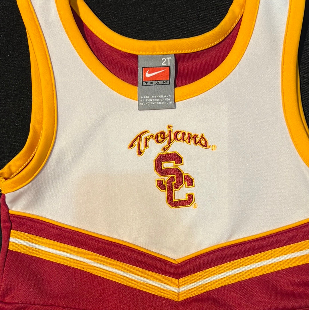 USC Trojans Nike Toddler Girl Cheerleader Peplum Dress and Bloomer