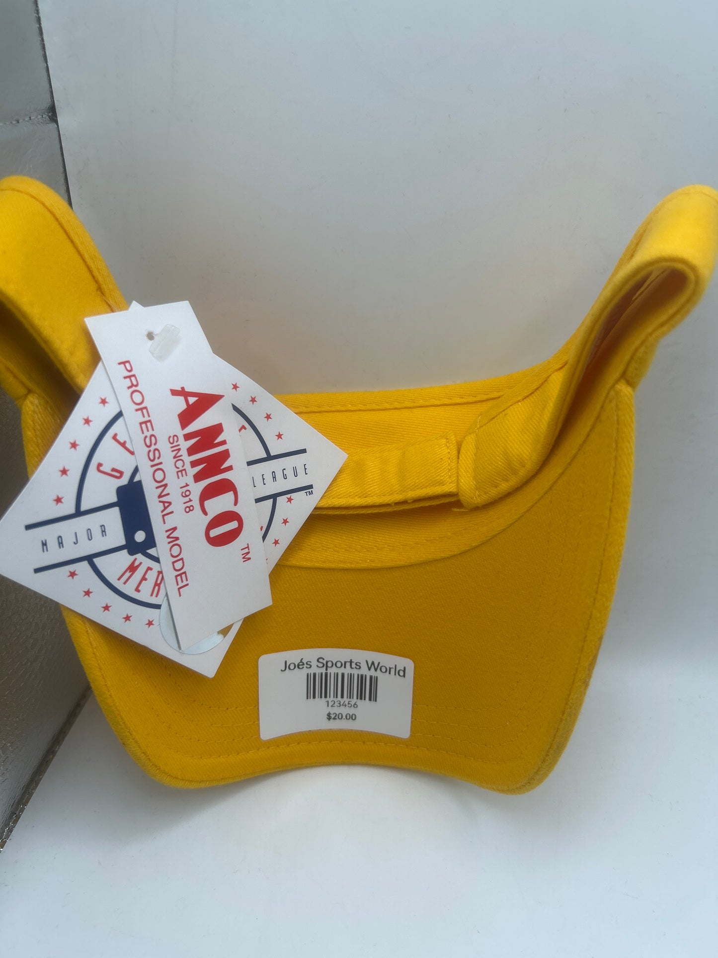 Los Angeles Dodgers MLB Annco Yellow Visor Hat