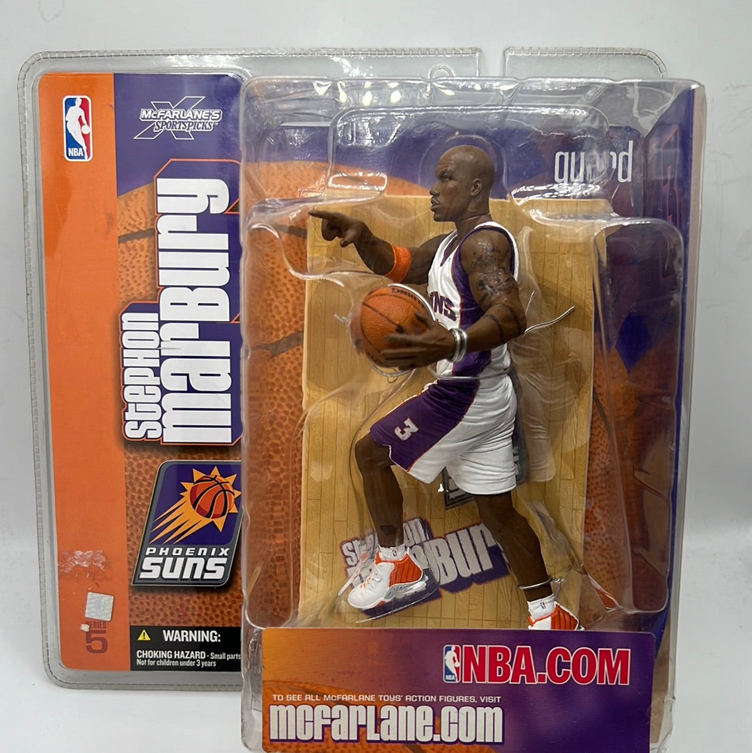 Phoenix Sun NBA McFarlane Series 5 Stephon Marbury Chase Variant Purple Action Figure