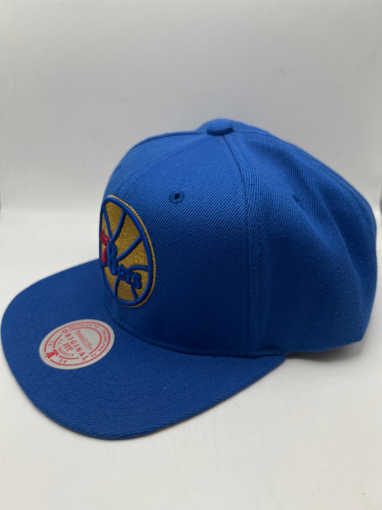 Philadelphia 76ers Sixers PHI NBA Mitchell & Ness Original Fit Snapback Royal Blue