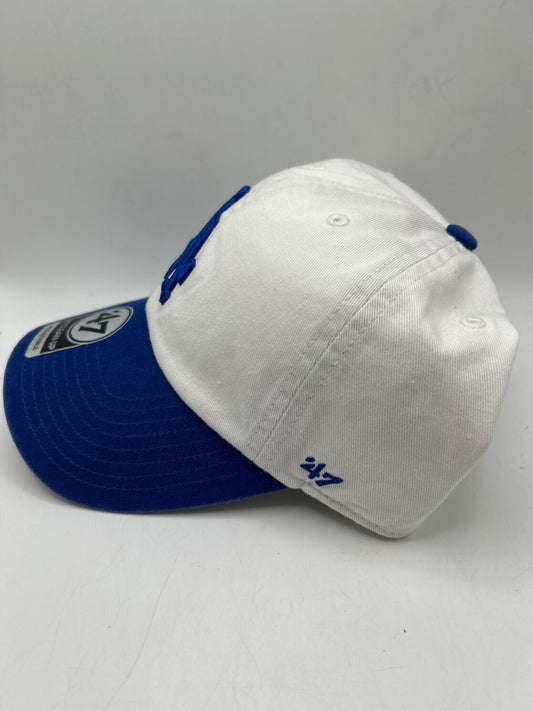 Los Angeles Dodgers MLB 47CleanUp White/Royal Adjustable Hat