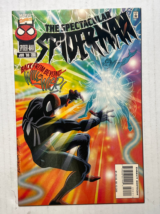 The Spectacular Spider-Man By Marvel Comics Group “Back from Beyond of the Will Wisp!” #235 June 1996 Comic Book