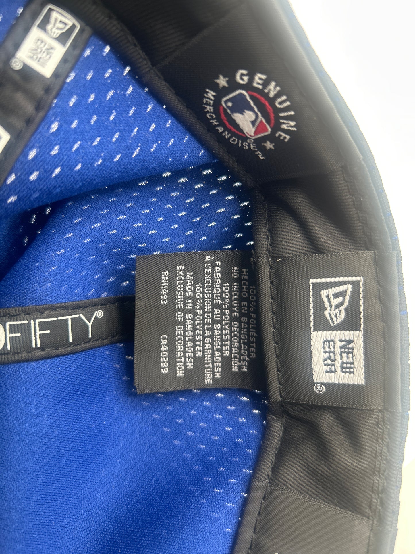 Los Angeles Dodgers MLB New Era 59Fifty Genuine Merchandise Royal Blue/Black Fitted Hat