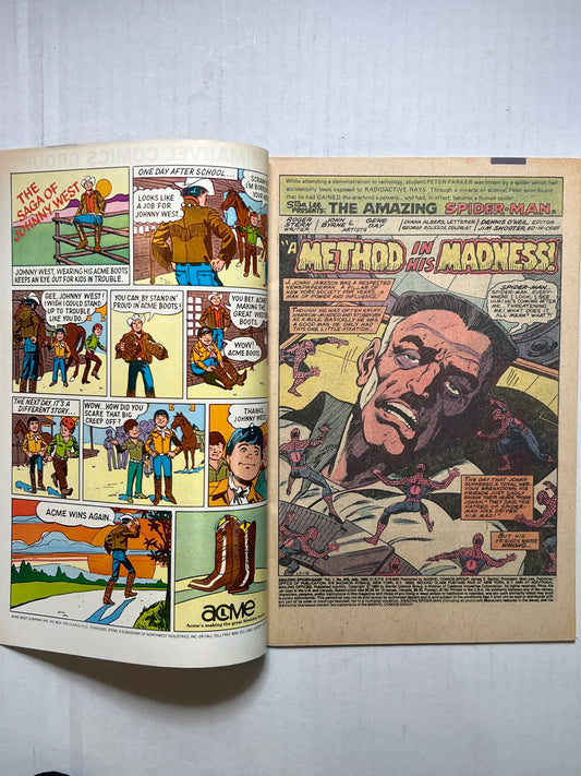 The Amazing Spider-Man By Marvel Comics Group “Peter Parker goes Wild!” #206 July 1980 Comic Book