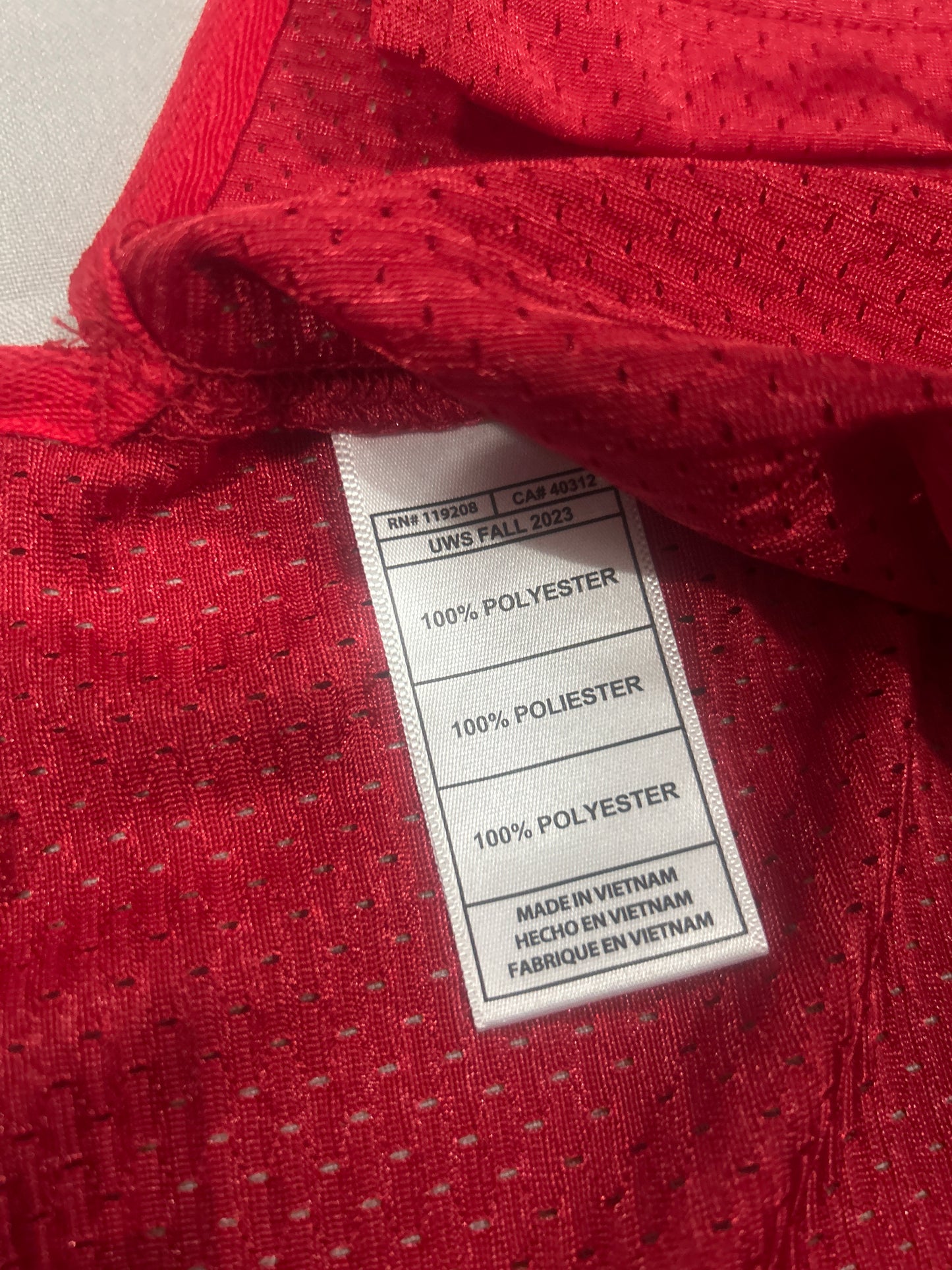 San Francisco NFL Mitchell & Ness Throwback Authentic #16 1989 Joe Montana Men’s Jersey