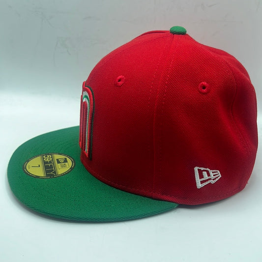 Mexico World Baseball Classic with Mexican Flag Side Patch New Era 59Fifty Fitted Hat