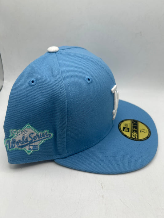 Los Angeles Dodgers MLB 59Fifty New Era Cooperstown Collection 1988 World Series Blue Fitted Hat