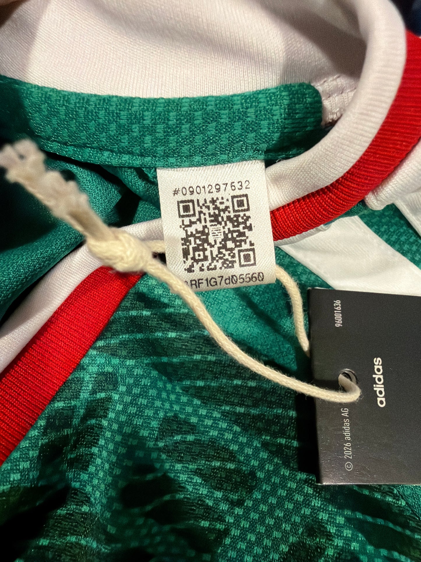 Mexico Soccer Adidas World Cup 2026 PP Home Replica Authentic Men Jersey