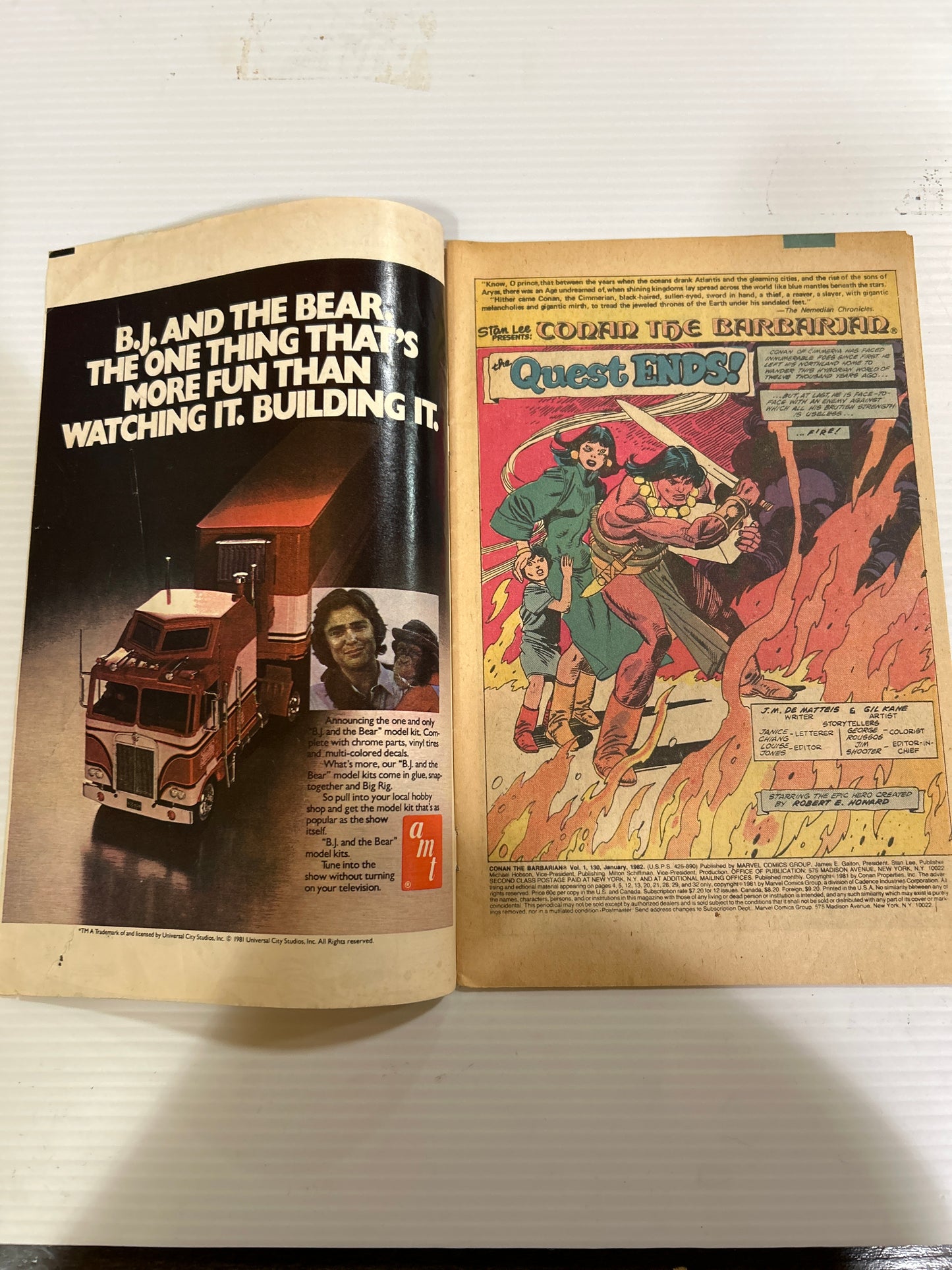 Conan by Marvel Comics Group #130 Jan Comic Group