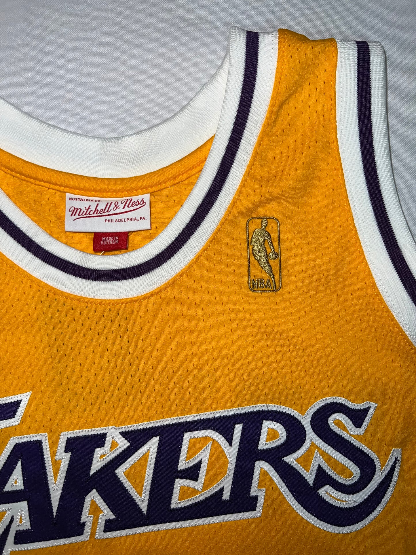 Los Angeles Lakers NBA Mitchell & Ness 1996-97 Hardwood Classics Kobe Bryant Authentic Home Jersey