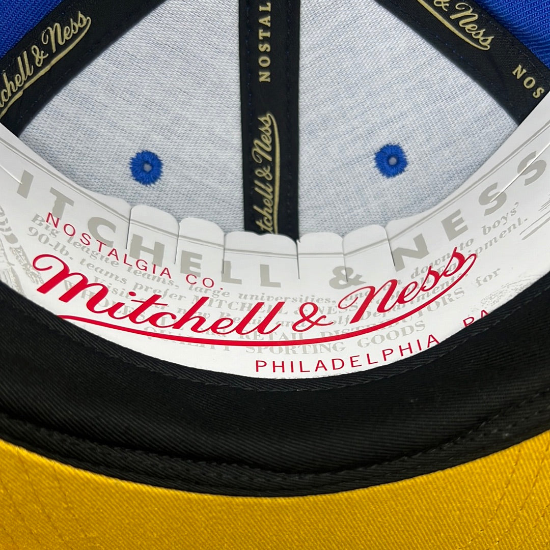 Golden State Warriors NBA Mitchell & Ness Original Fit O. G. “The Bay” Side Patch Snapback