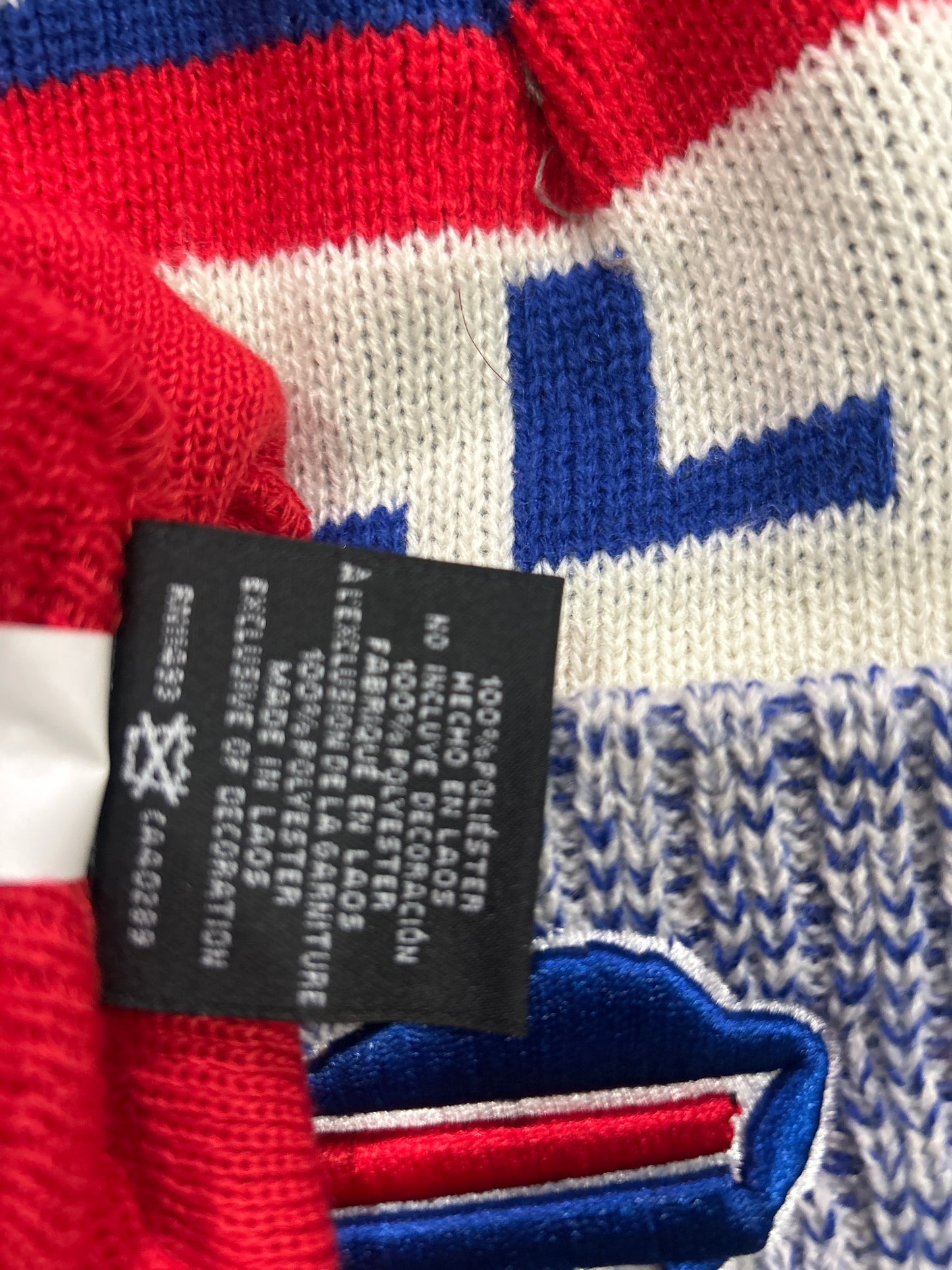 Kansas City Chefs NFL New Era One Time Removable Pom Knit Beanie